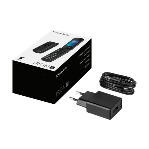 Telefon Kruger&Matz IRON 5 Flip 4G Bluetooth Dual SIM na Arena.pl
