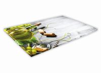 SZKLANA DESKA KUCHENNA 40x30 232b Białe wino