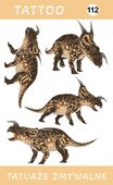 Tatuaże zmywalne Dinozaury