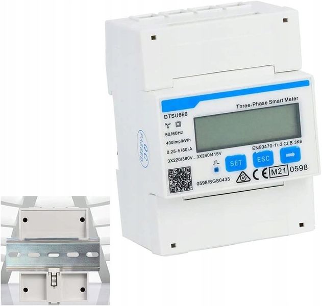 Chint DTSU666 Modbus MID licznik dwukierunkowy 3F zdjęcie 7