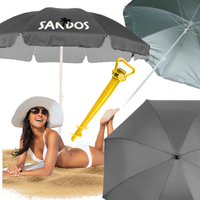 Parasol z powłoką ogrodowy + stojak