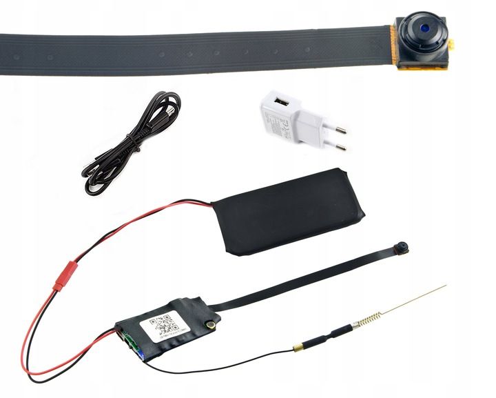 UKRYTA MINI KAMERA IP WiFi FULL HD ANDROID IOS DET zdjęcie 1