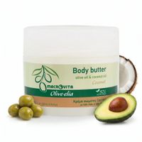 MACROVITA Olive.elia Coconut naturalne masło do ciała z bio-oliwą i olejkiem kokosowym 200ml