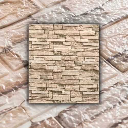 x10 PANELE ŚCIENNE SAMOPRZYLEPNE KAMIEŃ CEGŁA TAPETA MUR IMITACJA 3D SALON na Arena.pl