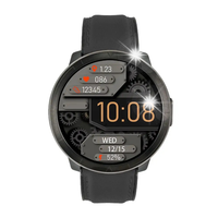 Smartwatch WM18 czarny skórzany Watchmark