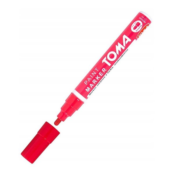 MARKER OLEJOWY RED MEDIUM TOMA 5901133440211 zdjęcie 1