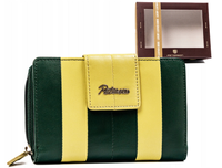 skórzany portfel damski na zatrzask - peterson