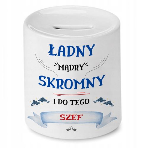 Skarbonka Dla Szefa Na Urodziny Imieniny Prezent Z Nadrukiem Ze Zdjęciem na Arena.pl