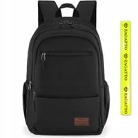 Czarny plecak męski szkolny podróżny linia WIZZAIR duży do pracy