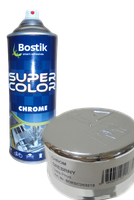 FARBA W SPRAYU LAKIER SUPER COLOR CHROME SREBRNY 400ml