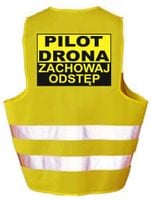 Kamizelka odblaskowa ostrzegawcza PILOT DRONA