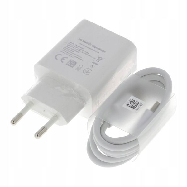 Ładowarka sieciowa 25W Huawei SuperCharge + kabel USB typ C ORYGINALNA zdjęcie 3
