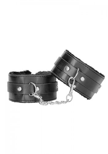 plush bonded leather ankle cuffs   with adjustable straps na Arena.pl