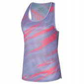Tank top do biegania damski Mizuno DAF Graphic Tank pastel lilac L