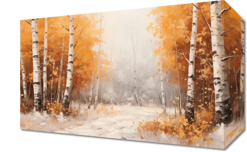 Obraz 30x20cm Jesienne Brzozy zdjęcie 1