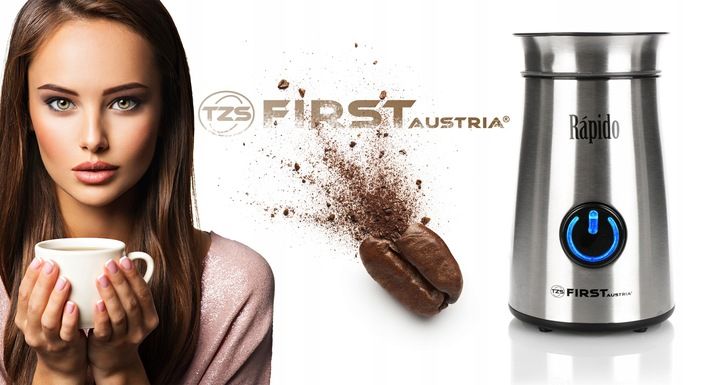 Młynek do mielenia kawy ZE STALI NIERDZEWNEJ LED first austria zdjęcie 6