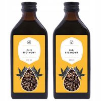 OLEJ RYCYNOWY 500 ml Zestaw w SZKLE INDIE - Nierafinowany Tłoczony na Zimno