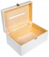 DREWNIANE PUDEŁKO SKRZYNKA NA KOPERTY ŚLUBNE ŚLUB PREZENT PIENIĄDZE