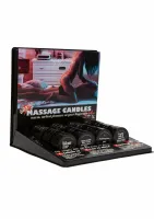 kama sutra massage candle display 16 szt. waniliowe świece do masażu