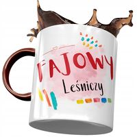 Kubek Bordowy Dla Leśniczego Fajowy Leśniczy Z Nadrukiem Ze Zdjęciem