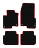 Dywaniki welurowe CARLUX-RED Smart ForFour I 2004-2007 czarne/czerwone