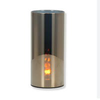 Lampion znicz lustrzany 3D ciepłe światło tuba 7*15 cm