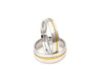 Złote Obrączki Ślubne 585 model SU03 DUŻY WYBÓR