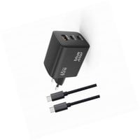 Szybka ładowarka GAN 65W kostka z kablem 3 wejścia do Vivo V21 5G