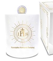 skarbonka walec HOSTIA Pamiątka Komunii Świętej