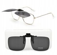 NAKŁADKI POLARYZACYJNE NA OKULARY KOREKCYJNE BLACK PRZECIWSŁONECZNE UV400