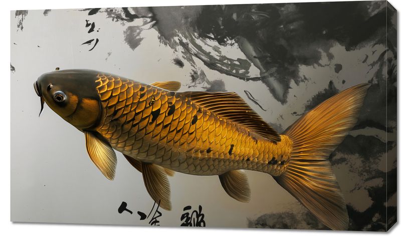 Obraz 100x60cm Spokojna Ryba Koi zdjęcie 1