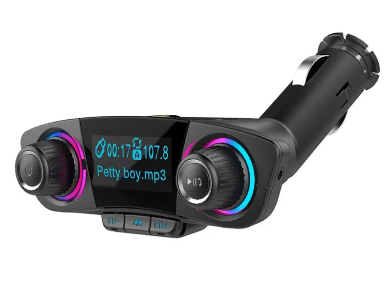 Transmiter fm bluetooth usb 5.0 wielofunkcyjny 8w1 zdjęcie 9