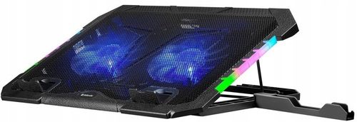 Podstawka Podkładka Chłodząca POD LAPTOPA Laptop DO 17' Regulacja 2XUSB LED na Arena.pl
