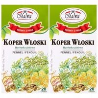 Malwa Herbatka ziołowa koper włoski 30 g (20 x 1,5 g) x 2 sztuk