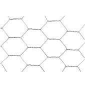 SIATKA OGRODZENIOWA FAMILY 30X1,5 M OCZKO 2,5CM 40MM SREBRNA SZEŚCIOKĄTNA