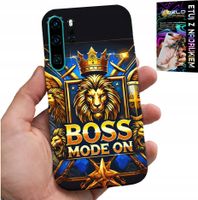 ETUI DO HUAWEI P30 PRO - BOSS LEW Z KORONĄ NA TARCZY CASE + FOLIA