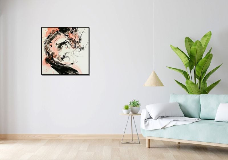 Plakat 70x70cm Smocza Furia zdjęcie 4