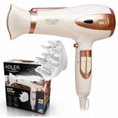 Suszarka Do Włosów Z Jonizacją 2400W Zimny Nawiew + Koncentrator I Dyfuzor