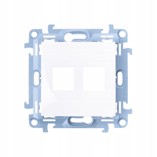 Simon 10 Gniazdo internetowe komputerowe pojedyncze RJ45 kat.5e, biały zdjęcie 9