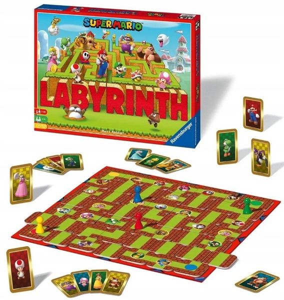 Gra Planszowa Labyrinth Super Mario Ravensburger Labirynt zdjęcie 1