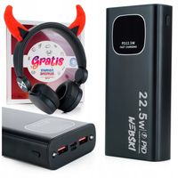 ALUMINIOWY PRZENOŚNY POWER BANK 3X USB 30000 mAh