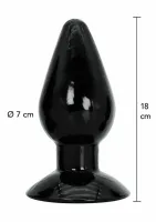 hidden desire extreme extra large 18 cm - anatomiczna wtyczka xxl pvc