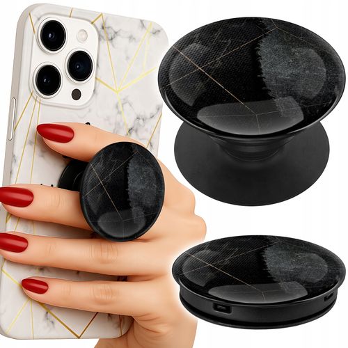 Uchwyt do telefonu Popsocket na palce/stojak - ZŁOTE RAMKI ELEGANCKIE WZORY na Arena.pl