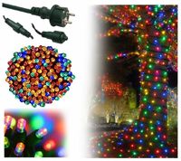 Lampki Choinkowe 1000LED Światełka ZEWNĘTRZNE Girlanda multikolor FLASH