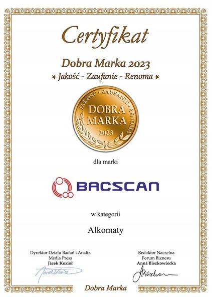 Alkomat CA 9000 Professional + kalibracje, ustniki zdjęcie 7