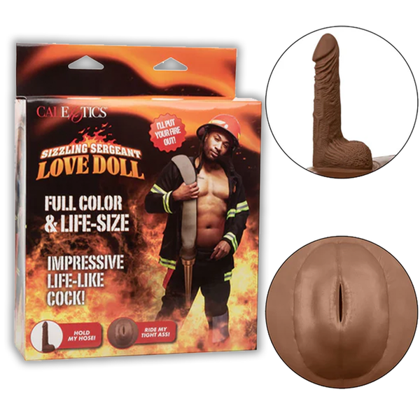 Męska Sex Lalka Umięśniony Strażak - Sizzling Sergeant - Calexotics zdjęcie 1