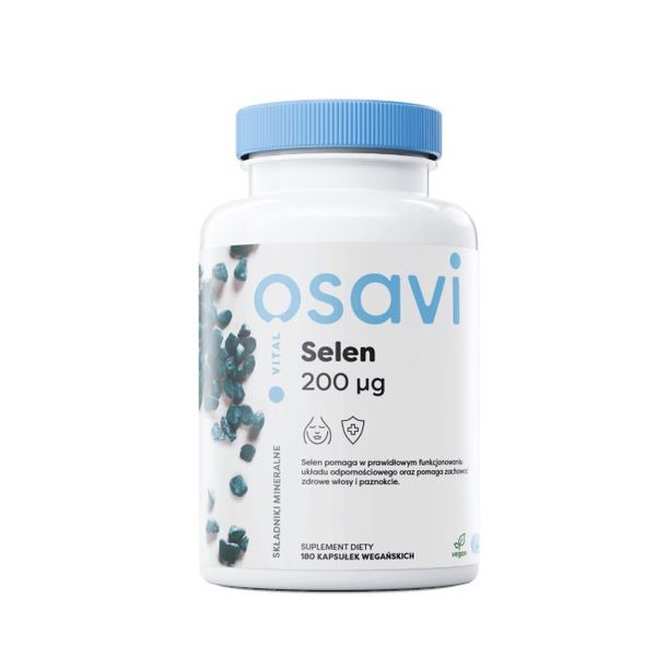 OSAVI Selen 200 mcg (180 kaps.) zdjęcie 1