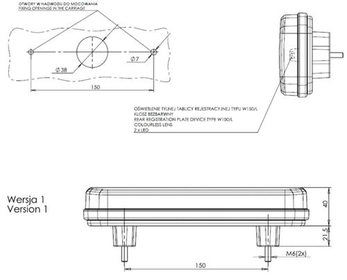 Lampa LED tylna 5 funkcji 12V-24V L/P 1124 DD na Arena.pl