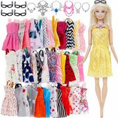 SUKIENKI mebelki 2867 + lalka domek dla lalek ubranka buty buciki