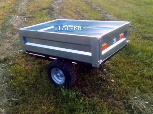 PRZYCZEPA PRZYCZEPKA Towarowa do quada ATV traktorka Wózek Stal-Met na Arena.pl